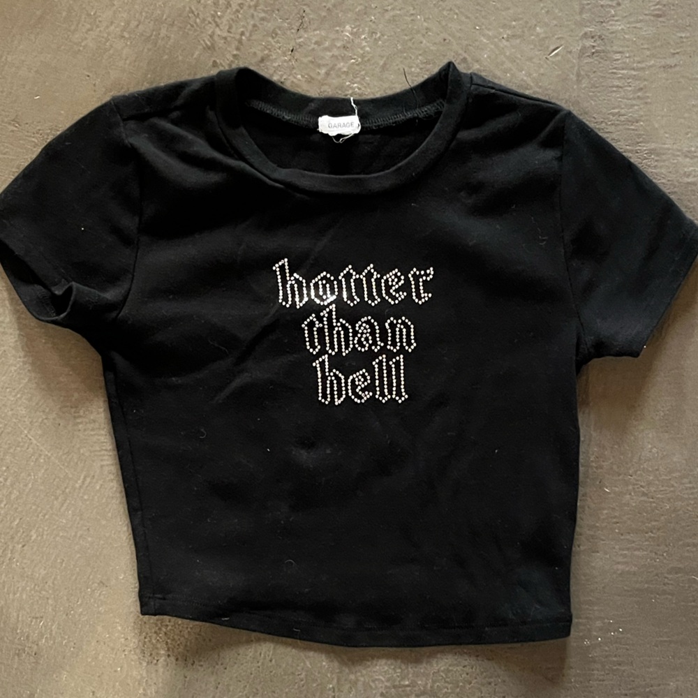 Rhinestone Graphic Tee